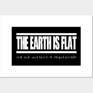 Flat Earth Posters and Art